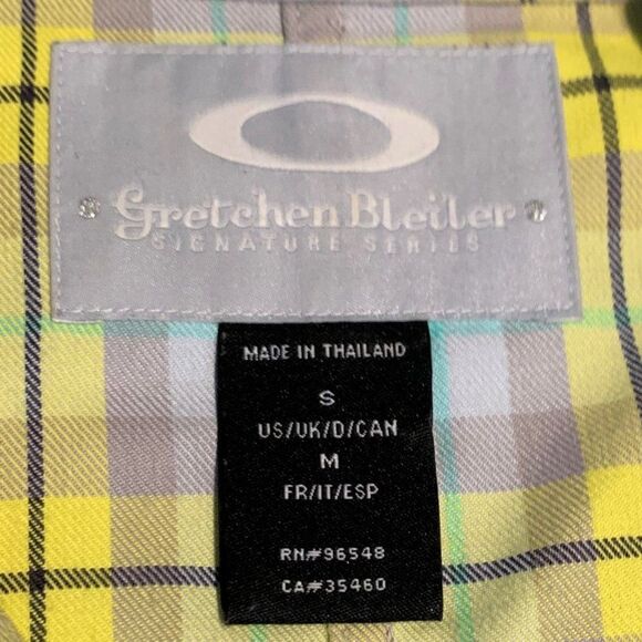 Gretshen Bleiler for Oakley blouse/shirt, sz s, fitted empire cut, flannel - Picture 4 of 16
